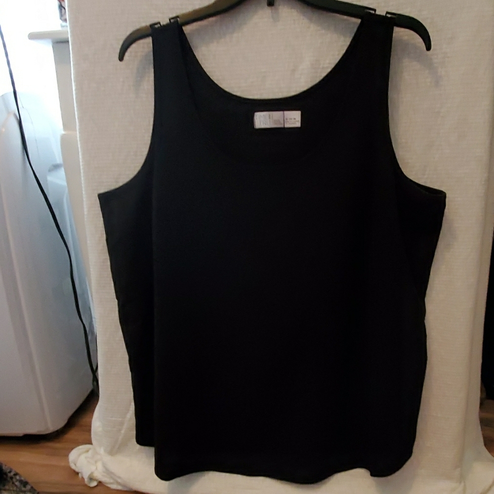 Black tank top